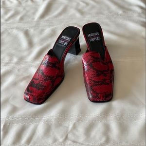 Women’s Red/Black heels